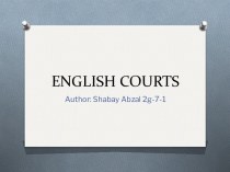 English courts