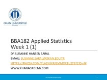 Introduction to Statistics. Week 1 (1)