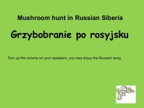 Mushroom hunt in Russian Siberia
