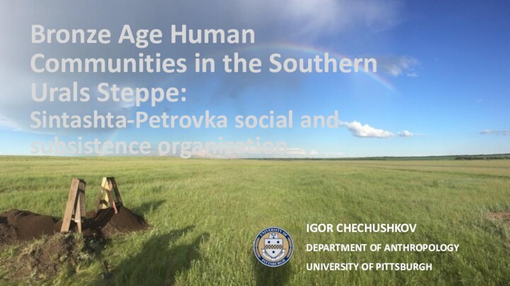 Bronze Age Human Communities in the Southern Urals Steppe:  Sintashta-Petrovka social