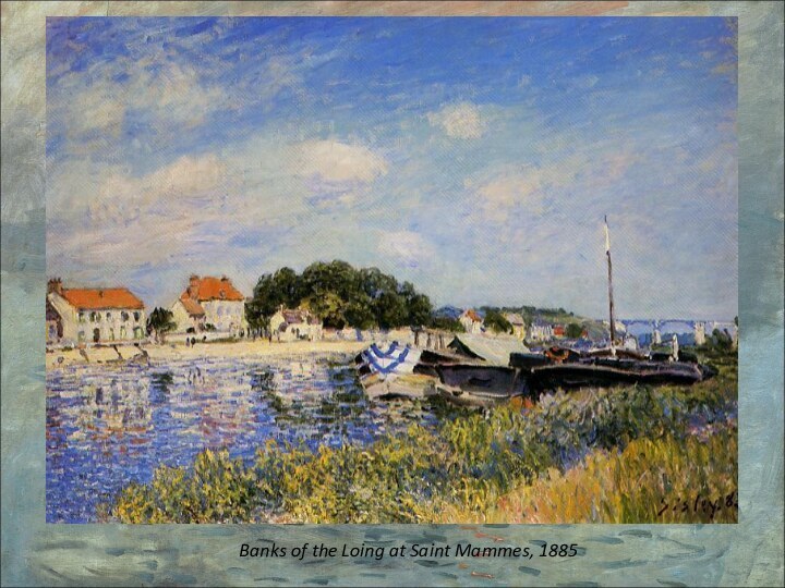 Banks of the Loing at Saint Mammes, 1885