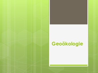 Geoökologie
