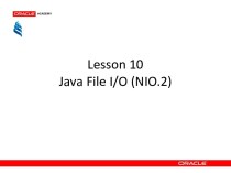 Java File IO. (Lesson 10)