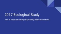 Ecological study