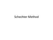 Schechter Method. (Лекция 3)