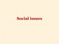 Social Issues