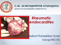 Rheumatic endocardites