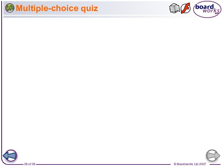 Multiple-choice quiz