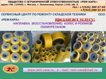 Сервисный центр по ремонту складской техникиООО РЕМ-КАРА