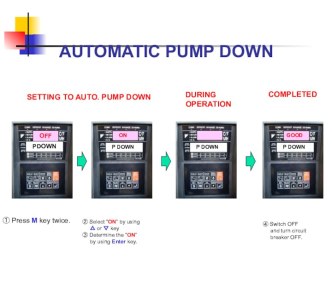 Automatic pump down