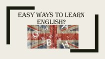 Easy ways to learn English