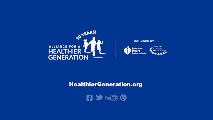 HealthierGeneration.org
