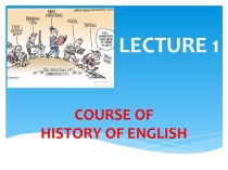Course of history of english