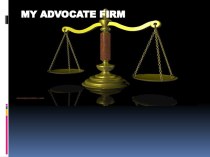 My advocate firm