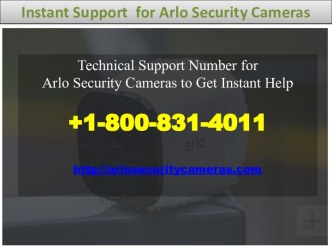 Instant Technical Support for Arlo Security Cameras - Arlo Support