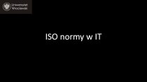 ISO normy w IT