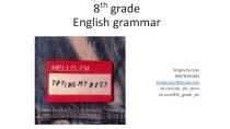 8th grade English grammar