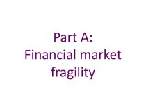 Financial market fragility
