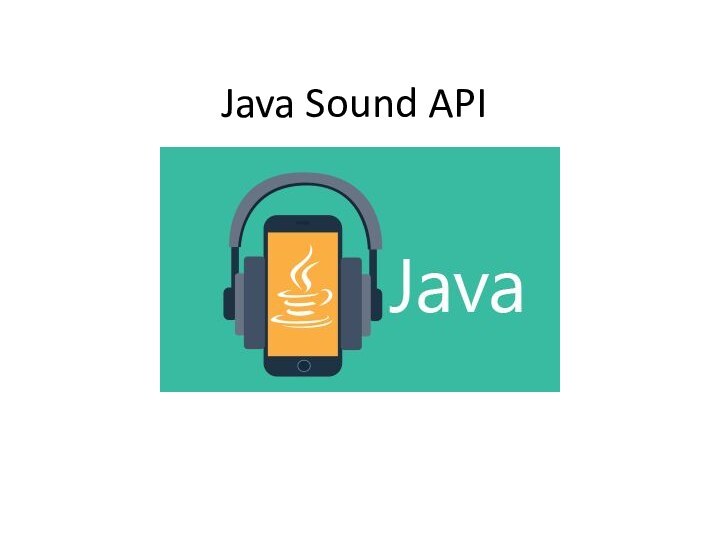 Java Sound API