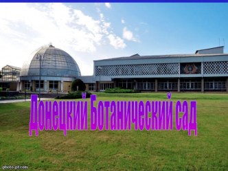 Донецкий ботанический сад— один из крупнейших ботанических садов Европы