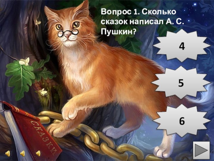 654Вопрос 1. Сколько сказок написал А. С. Пушкин?