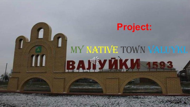 Project:My native town Valuyki.