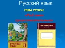 Презентация по русскому языку на тему Род имен существительных