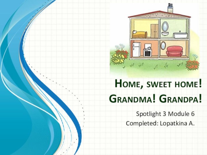 Home, sweet home! Grandma! Grandpa!Spotlight 3 Module 6Completed: Lopatkina A.