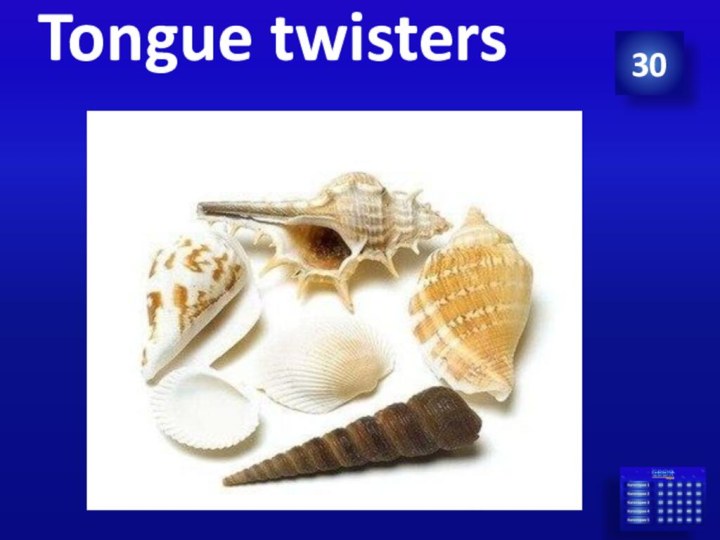30Tongue twisters