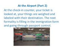 Презентация для урока английского языка по теме At the Airport Часть 2