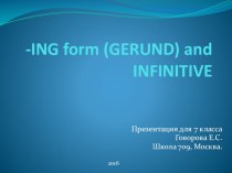 Infinitive and -ing forms starlight 7 1f