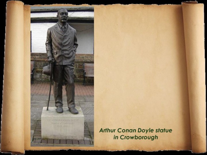 Arthur Conan Doyle statue in Crowborough