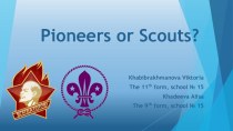 Pioneers or Scouts?
