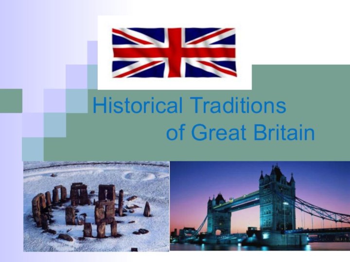 Historical Traditions