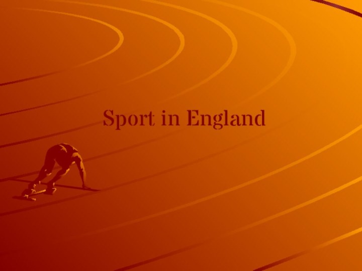 Sport in England