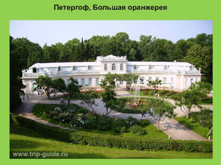 Петергоф, Большая оранжерея