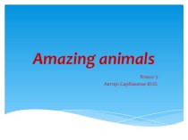 Презентация по английскому языку на тему Животные (5 класс УМК Спотлайт)
