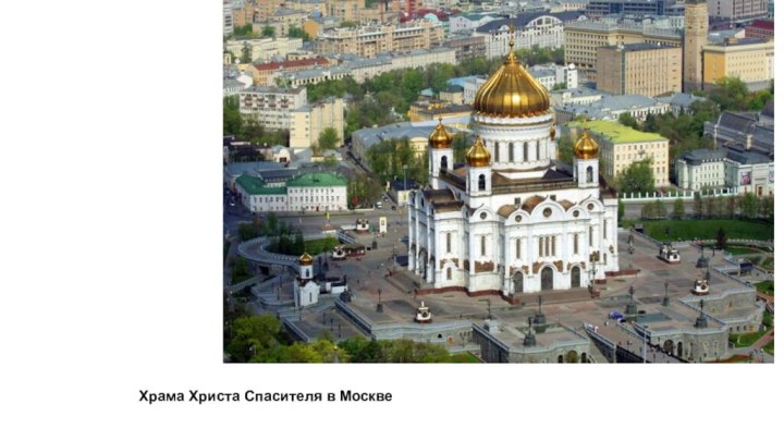 Храма Христа Спасителя в Москве