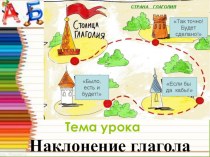 Презентация по русскому языку на тему  Наклонение глагола