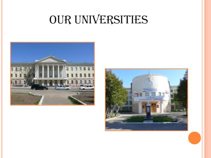 Our Universities
