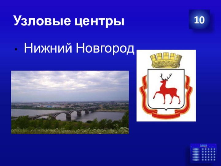 Узловые центры Нижний Новгород10