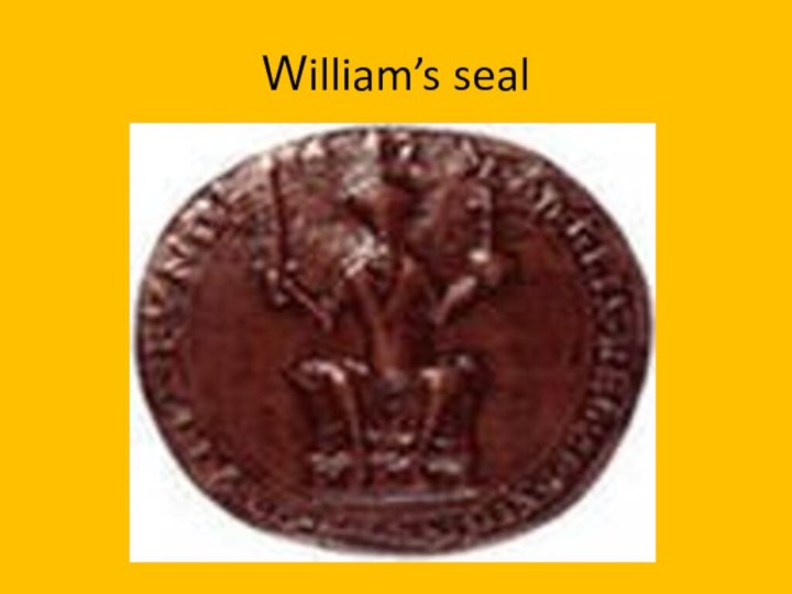 William’s seal