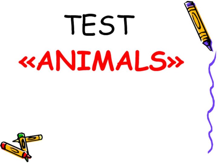 TEST«ANIMALS»