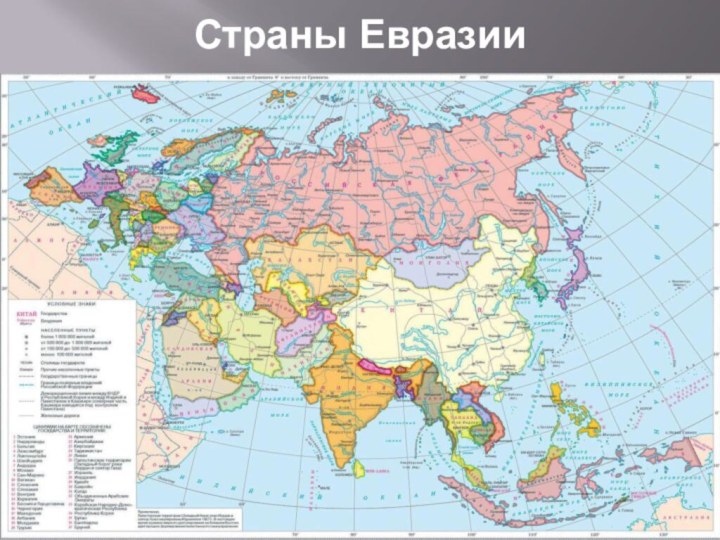 Страны Евразии