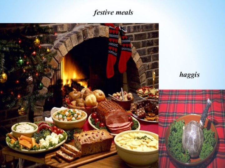 festive mealshaggis