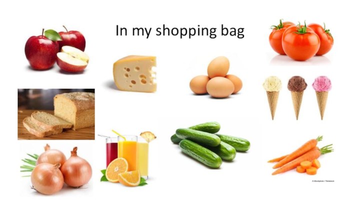 In my shopping bag