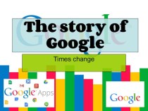 Презентация по английскому языку на тему История создания Google (7 класс)