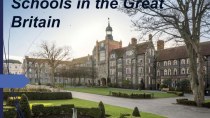 Презентация Schools in the Great Britain