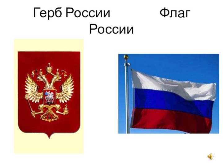 Герб России        Флаг России