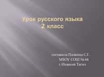 Презентация по русскому языку на тему Изменение имен прилагательных по числам(2 класс)